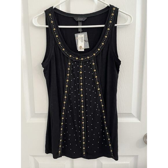 SOMA Intimates Cami Tank Womens Size Small Pajama Camisole Sleep Top Beaded NWT - Picture 1 of 6